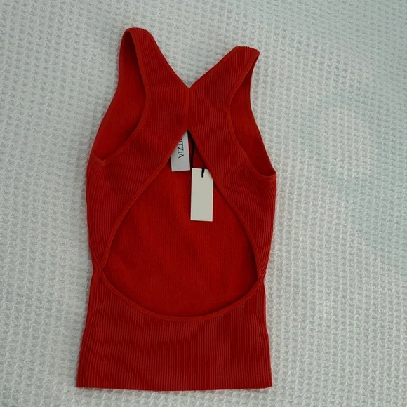 Aritzia Vibrant Red Sleeveless Tank - Picture 3 of 5